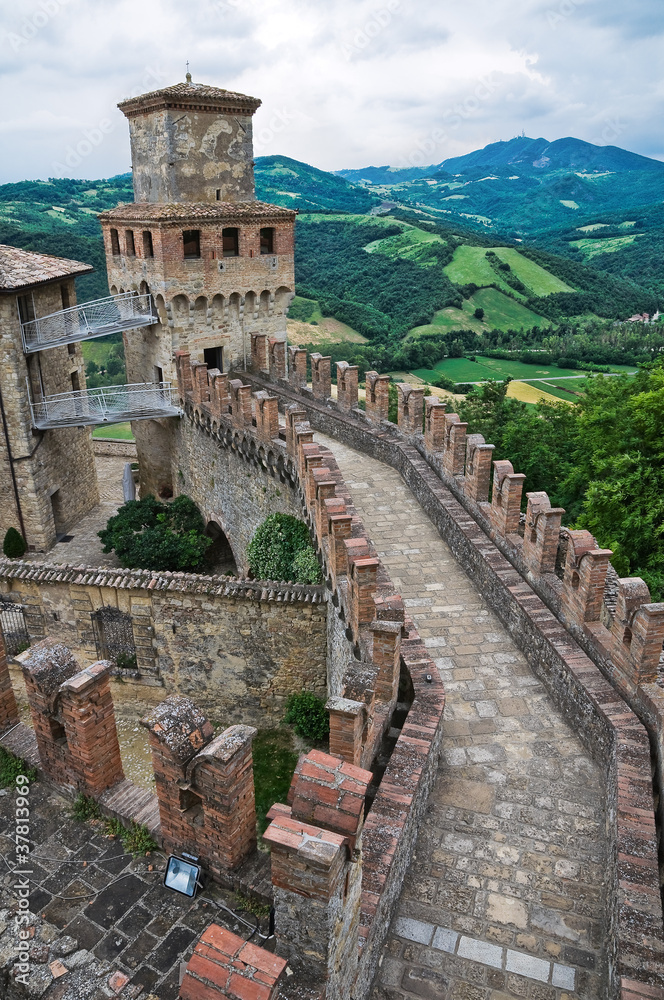 Castle of Vigoleno. Emilia-Romagna. Italy.