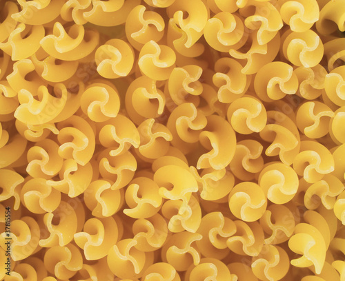 close up of fusilli pasta