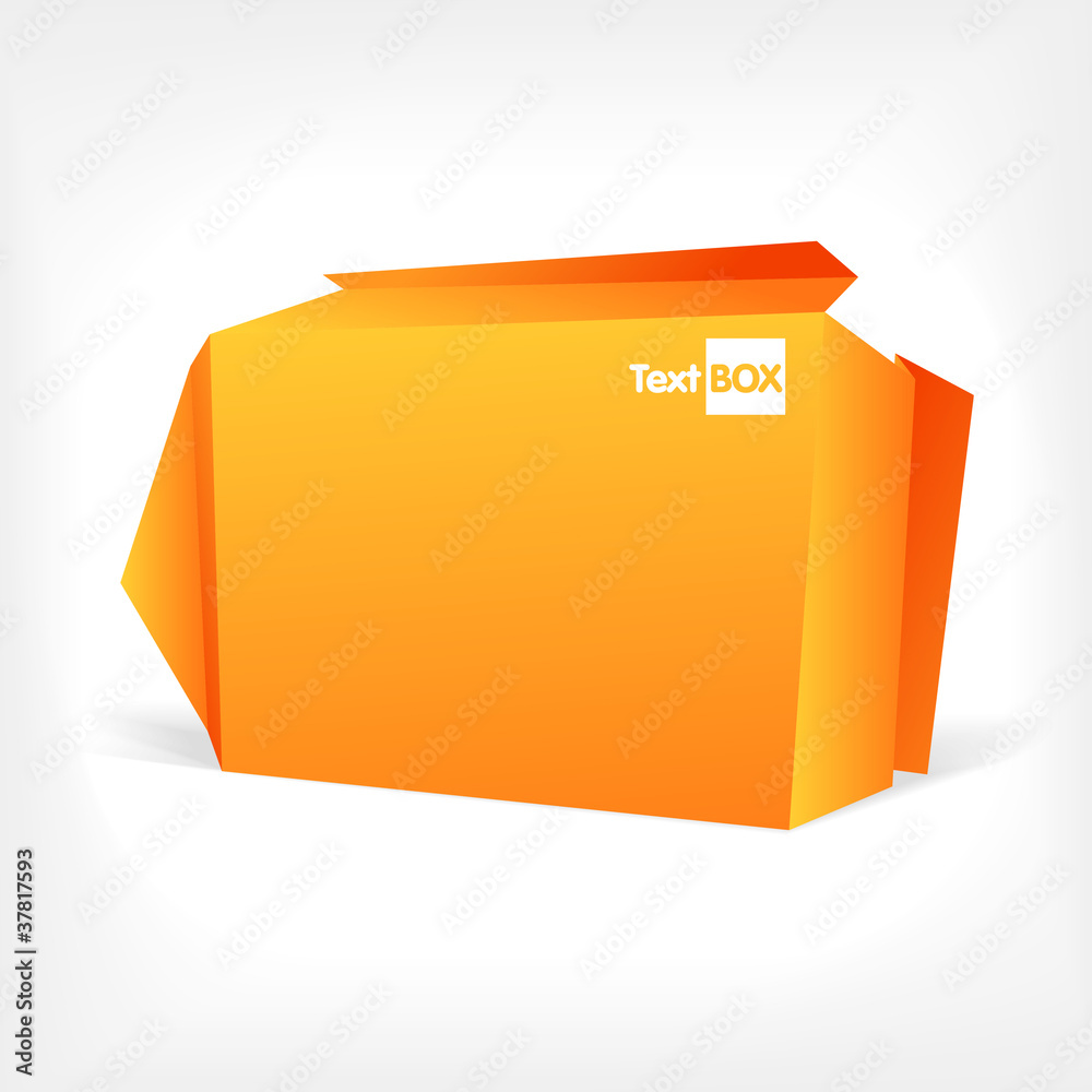 Background of polygonal origami box Background of polygonal origami box