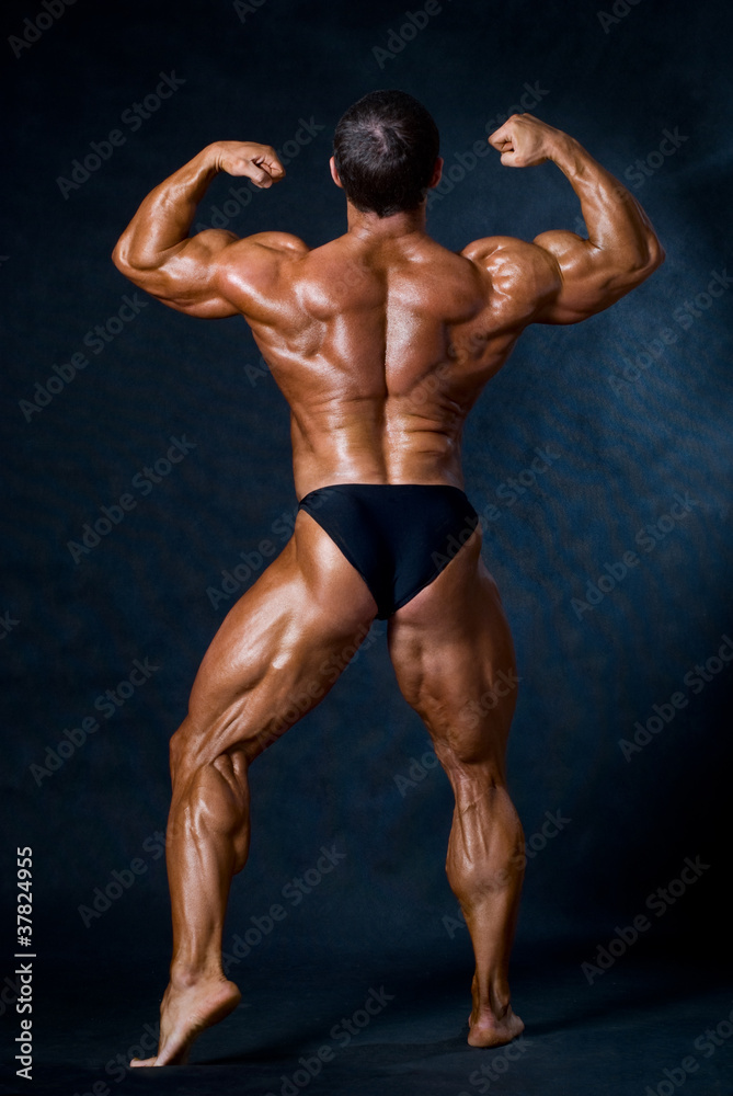 Fototapeta premium Muscled male model