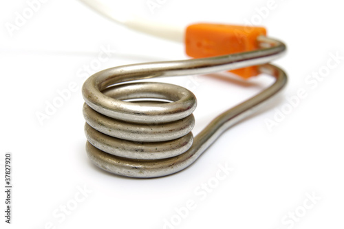 Immersion heater under the white background