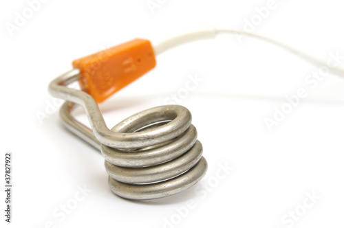 Immersion heater under the white background