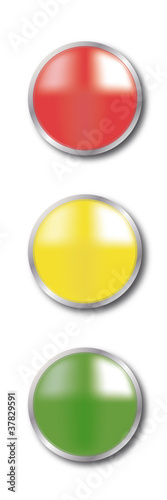 Button Ampel matt