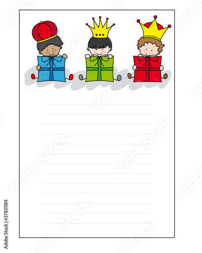 Carta para los reyes magos