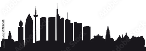 Obraz na płótnie Skyline Frankfurt am Main w salonie