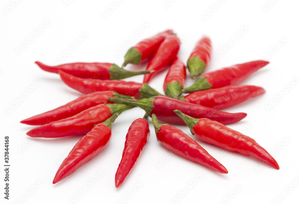 Handful of red chilies