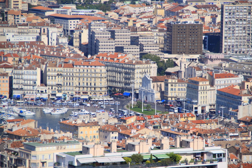 vue générale de marseille