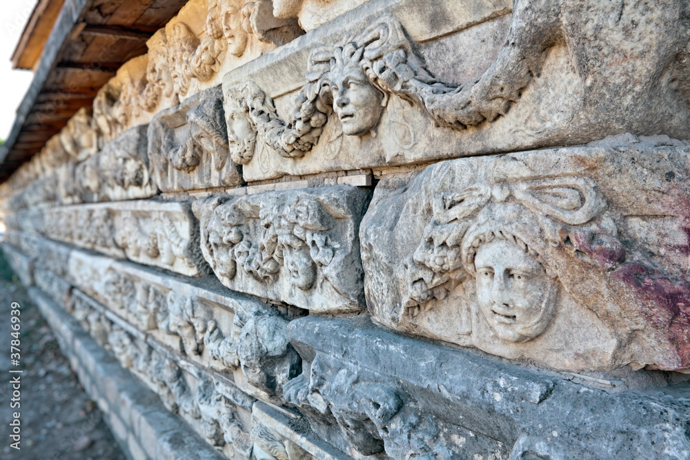 Stone decorations in Aphrodisias