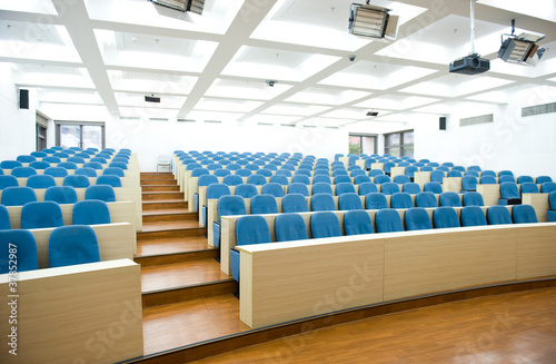 Canvas Print empty lecture hall