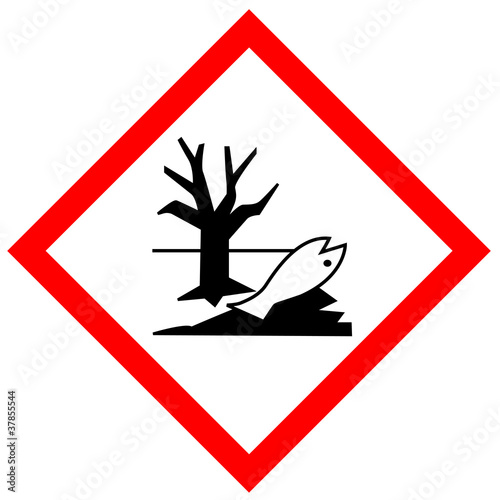Schild Gefahrgut - Umwelt