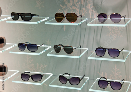Fashion Sunglasses in shop window