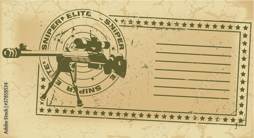 Army post stamp