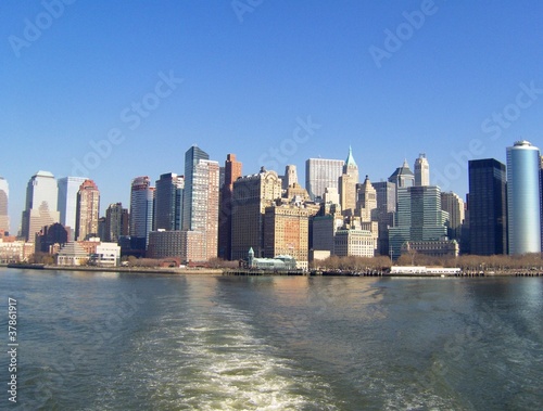 View on Manhattan from boat