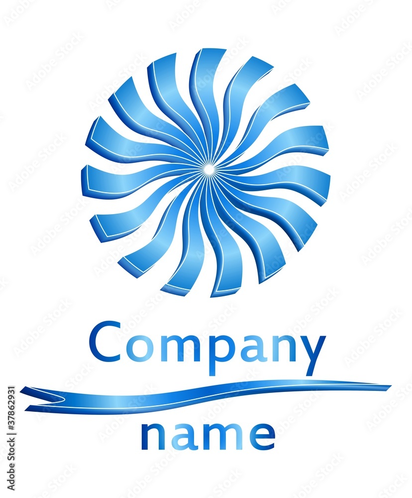 3D circle company logo 3D circle company logo