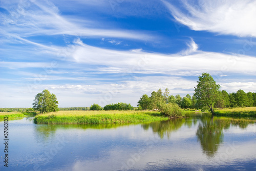 Suhodrev river. Kaluga region. Russia.
