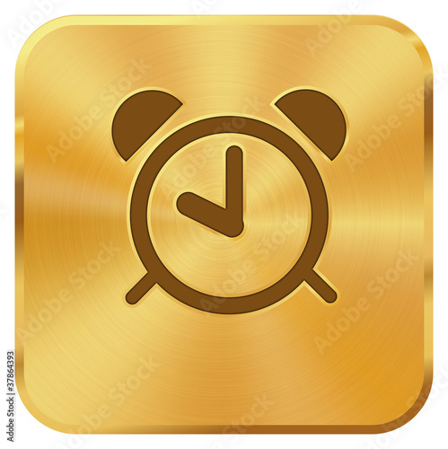 goldener-Button-wecker