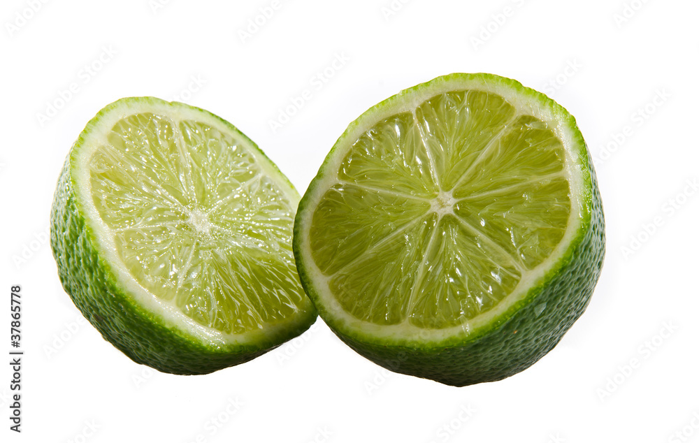Two halves of lemon