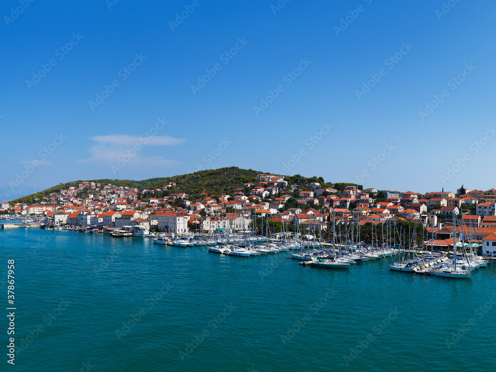 Port in Trogir at Croatia