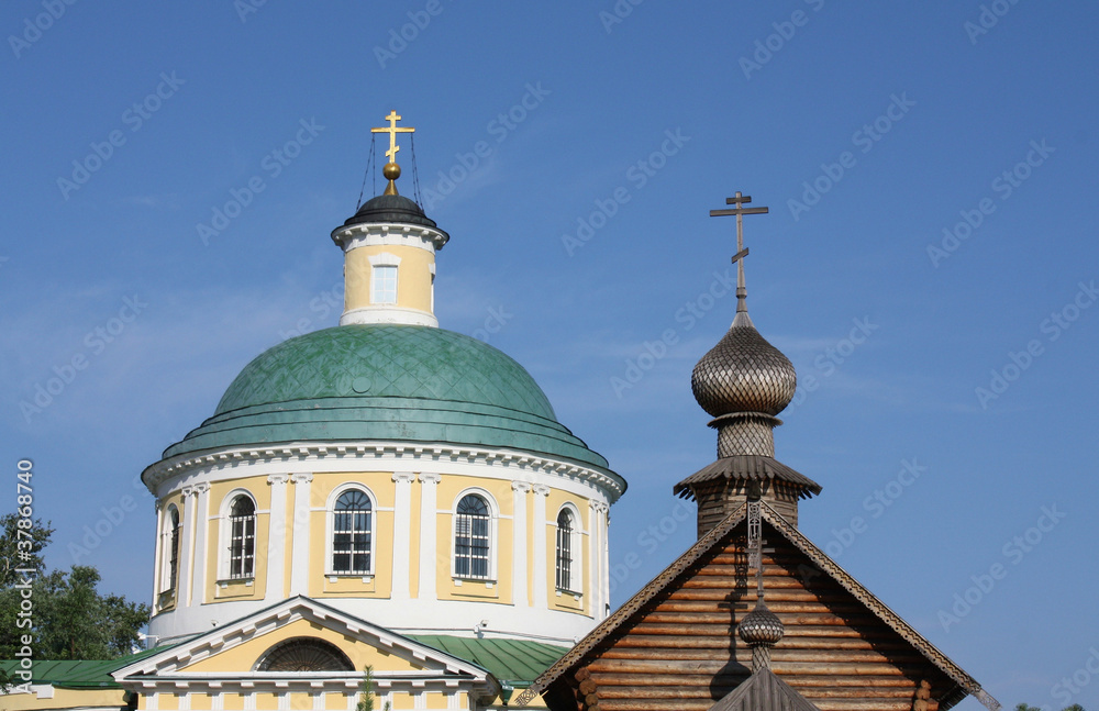 Domes of the orthodox church,  built in. seventeenth century