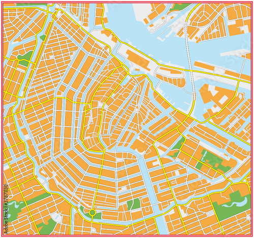 Amsterdam city map