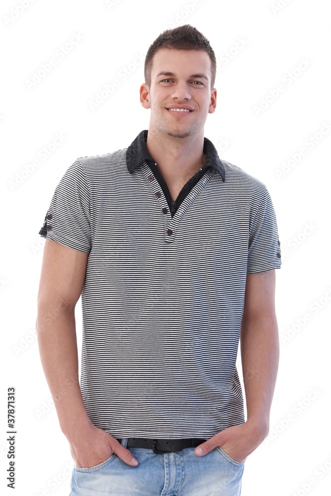 Casual man smiling Casual man smiling