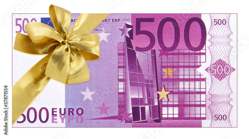 billet cadeau 500 euros Stock Photo | Adobe Stock