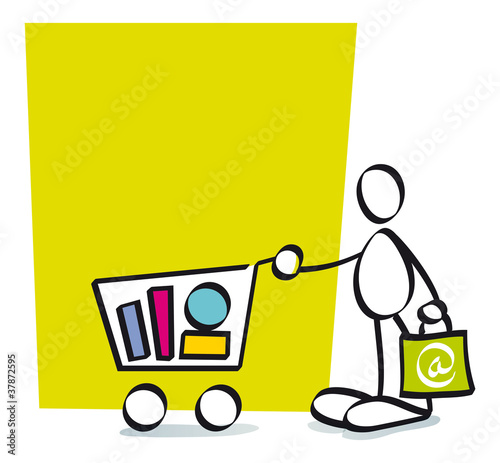 funny guy buying online