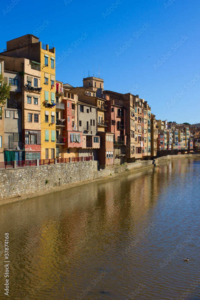 old town of Girona, Spain