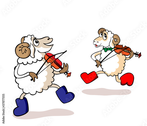 Lambs are musicians