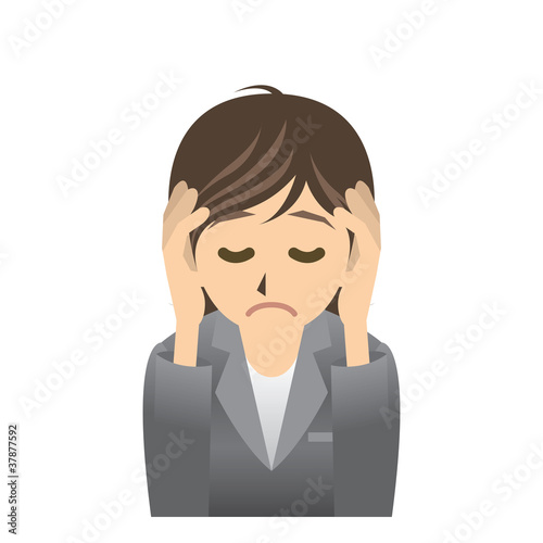 OL B 表情2 絶望