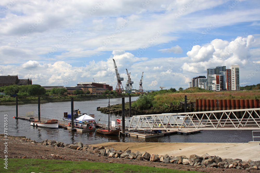 Obraz premium River Clyde, Glasgow