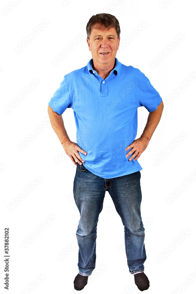 attractive man dressed casually in studio isolated on white attractive man dressed casually in studio isolated on white