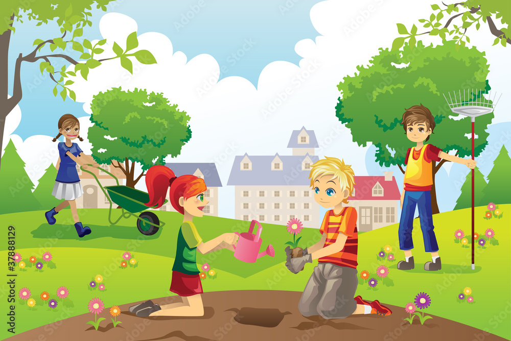 Gardening kids Gardening kids