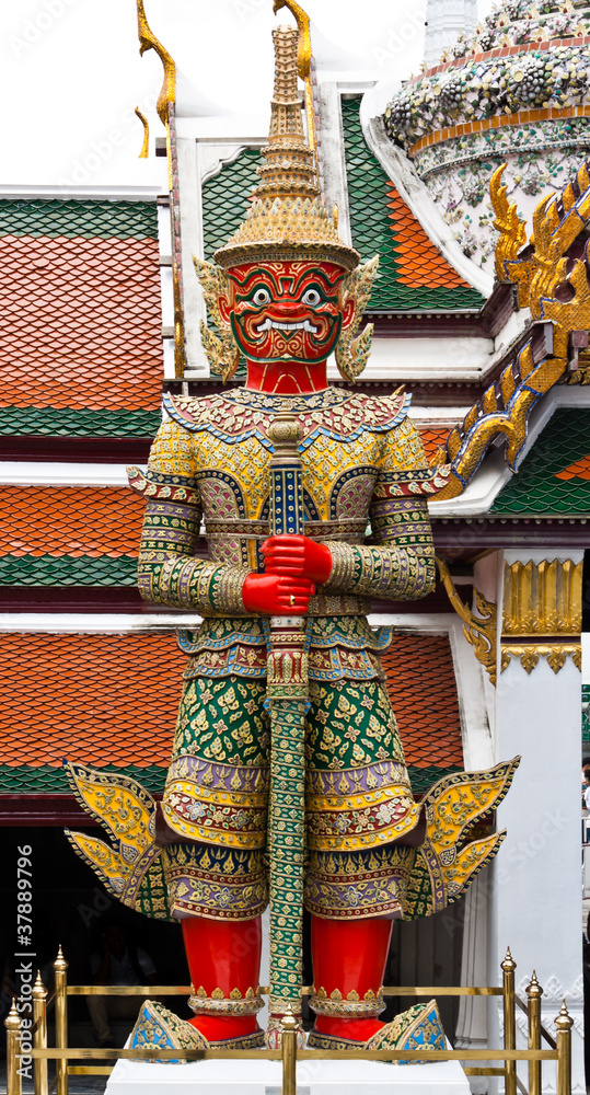 Fototapeta premium Demon Guardian Wat Phra Kaew