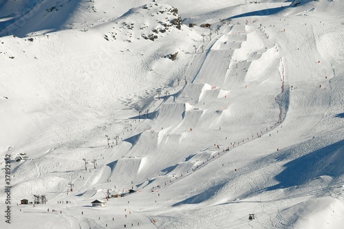Billede på lærred Snowpark