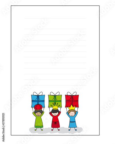 Carta reyes magos