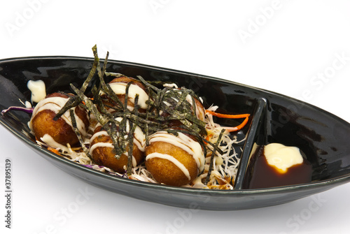 Octopus Balls, Japanese takoyaki balls photo