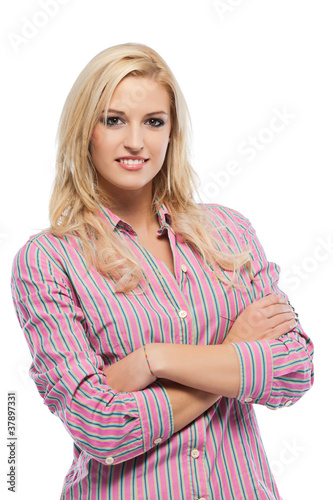 cute blonde beauty portrait