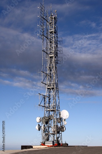 Obraz na płótnie antenna telecomunicazioni