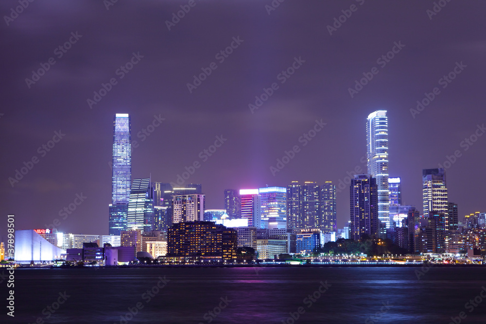 Fototapeta premium kowloon at night