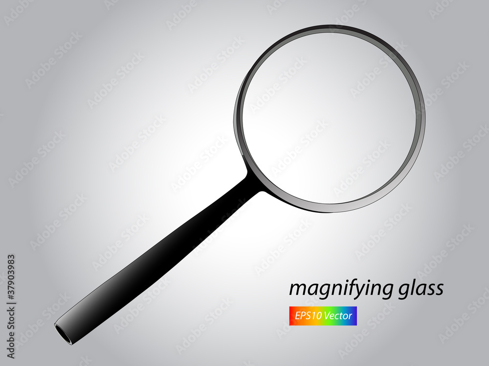 Vector magnifying glass Vector magnifying glass