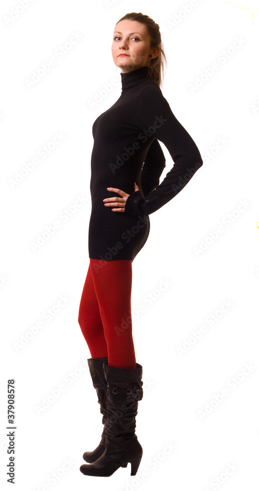 Fototapeta premium a portrait of a beautiful young woman