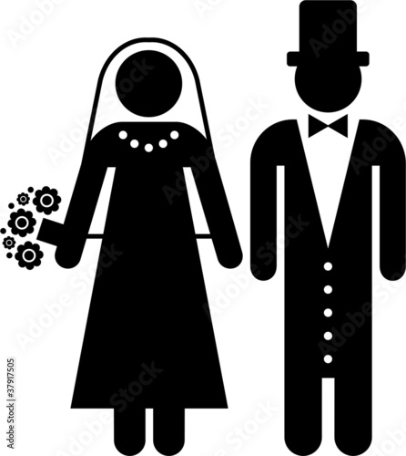 pictogram of a husband and a wife