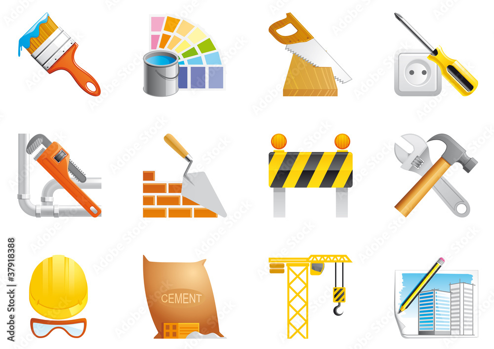 Architecture and construction icons