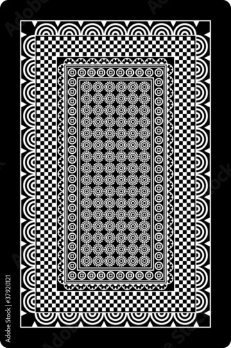 playing card back side 60x90 mm