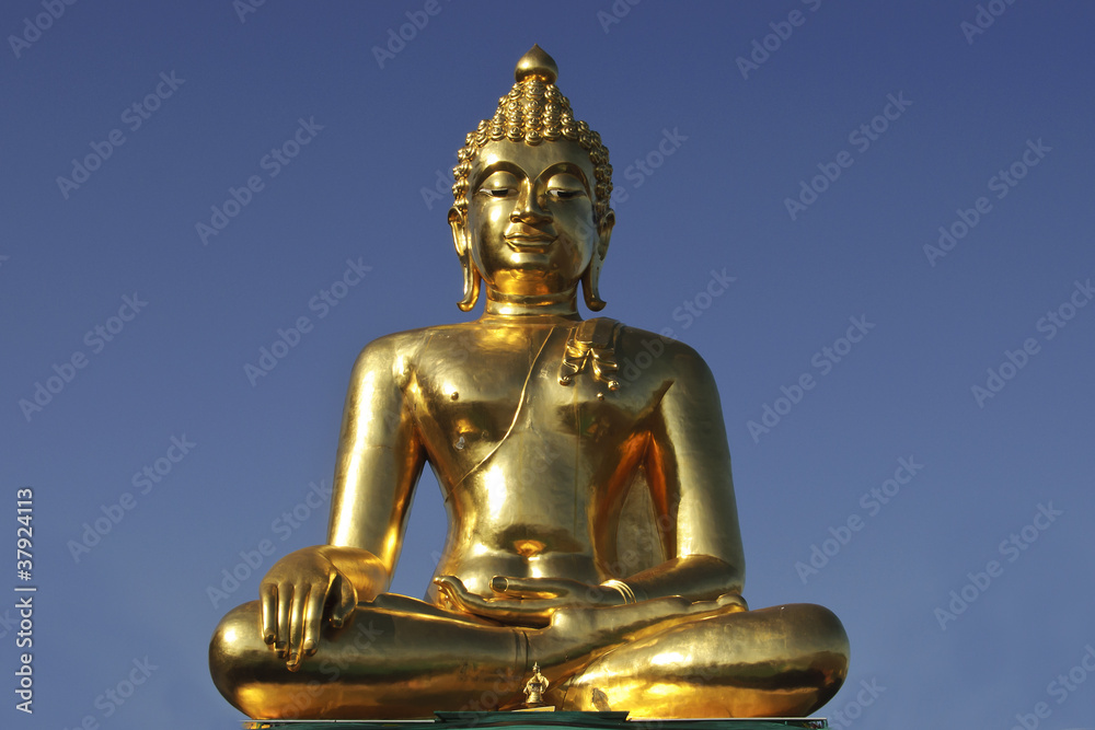 statue of a golden buddha statue of a golden buddha