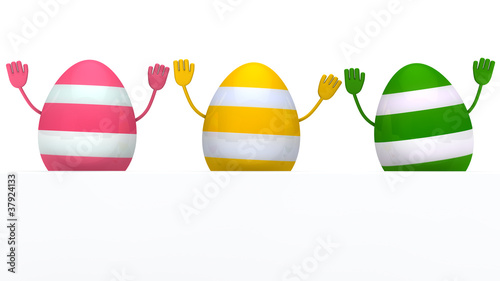 Ostereier bunt