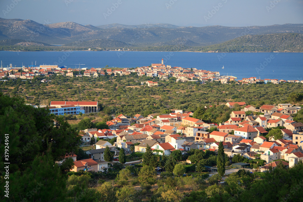 panorama sulla baia di Murter (Croazia)