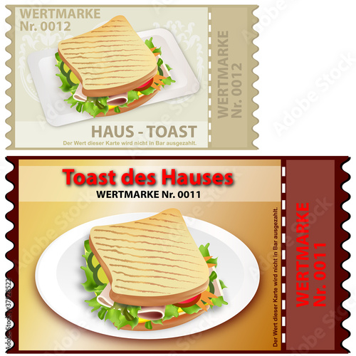 essensmarke toast des hauses