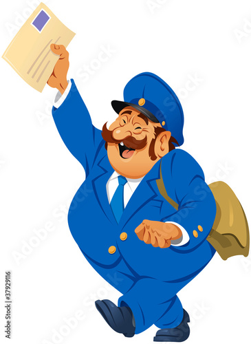Postman with letters